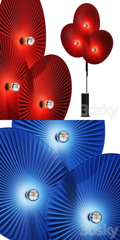 roche bobois unfold floor lamp